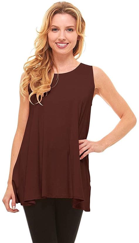 sleeveless tunic tops to wear with leggings.